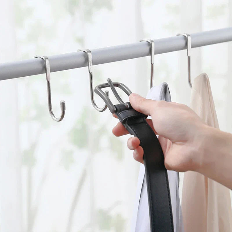Strong Double Door Hooks Stainless Steel