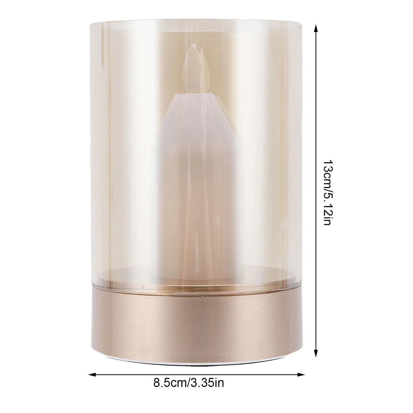 Smart LED Candle with Dimmer and USB Charging