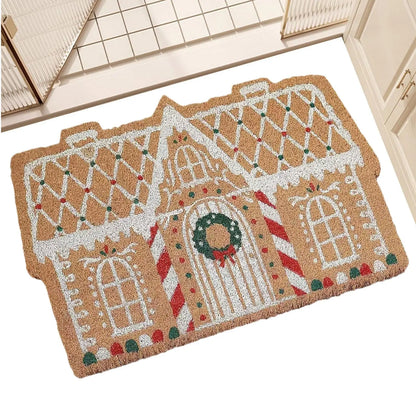 Cozy Christmas Welcome Mat Soft Non Slip Door Rug