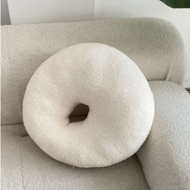 Soft Abstract Throw Pillow