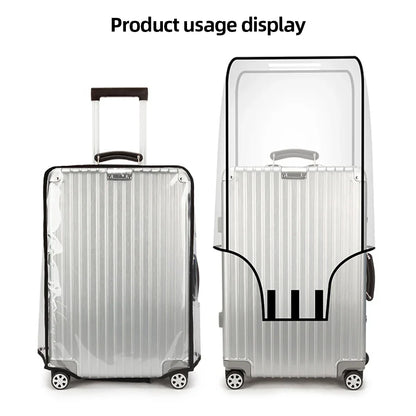 Clear Protective Travel Luggage Cover