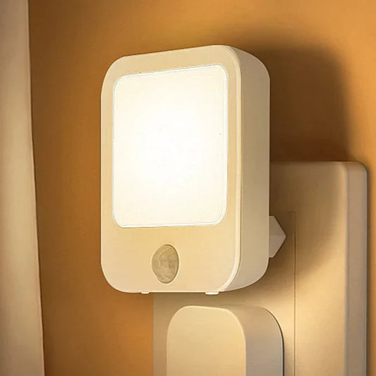 Compact Motion Sensor Night Lamp with Warm White Light - Befez