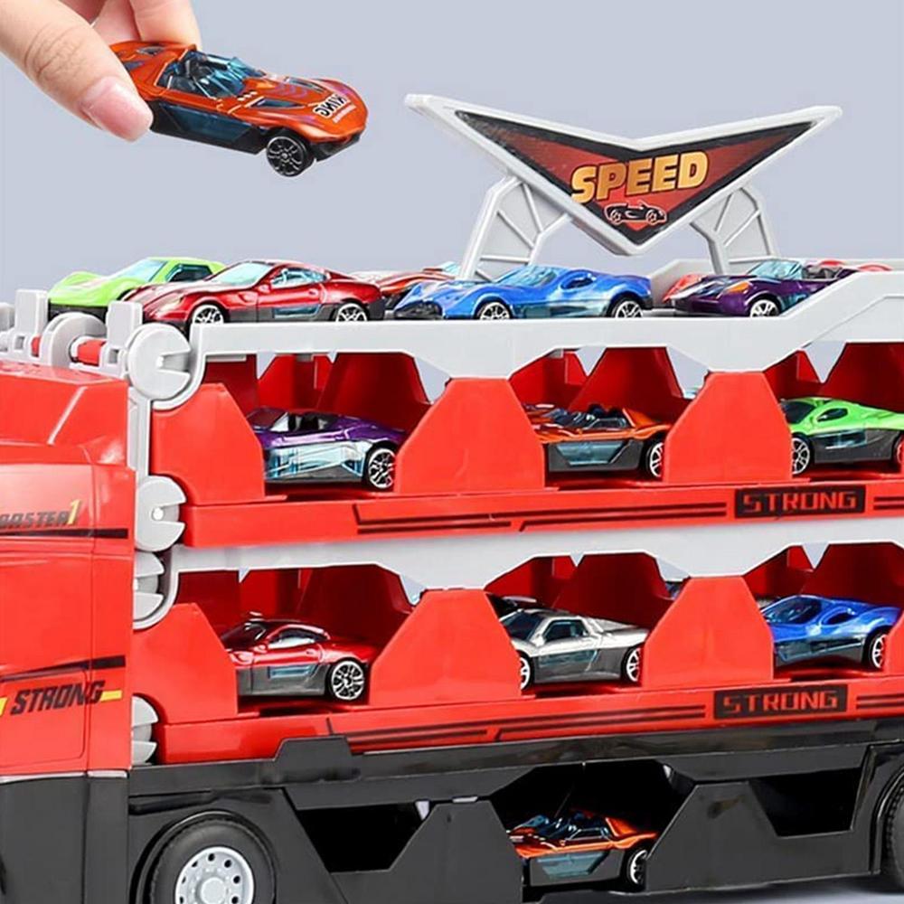 Ultimate Toy Racing Trailer Set with Cars and Track