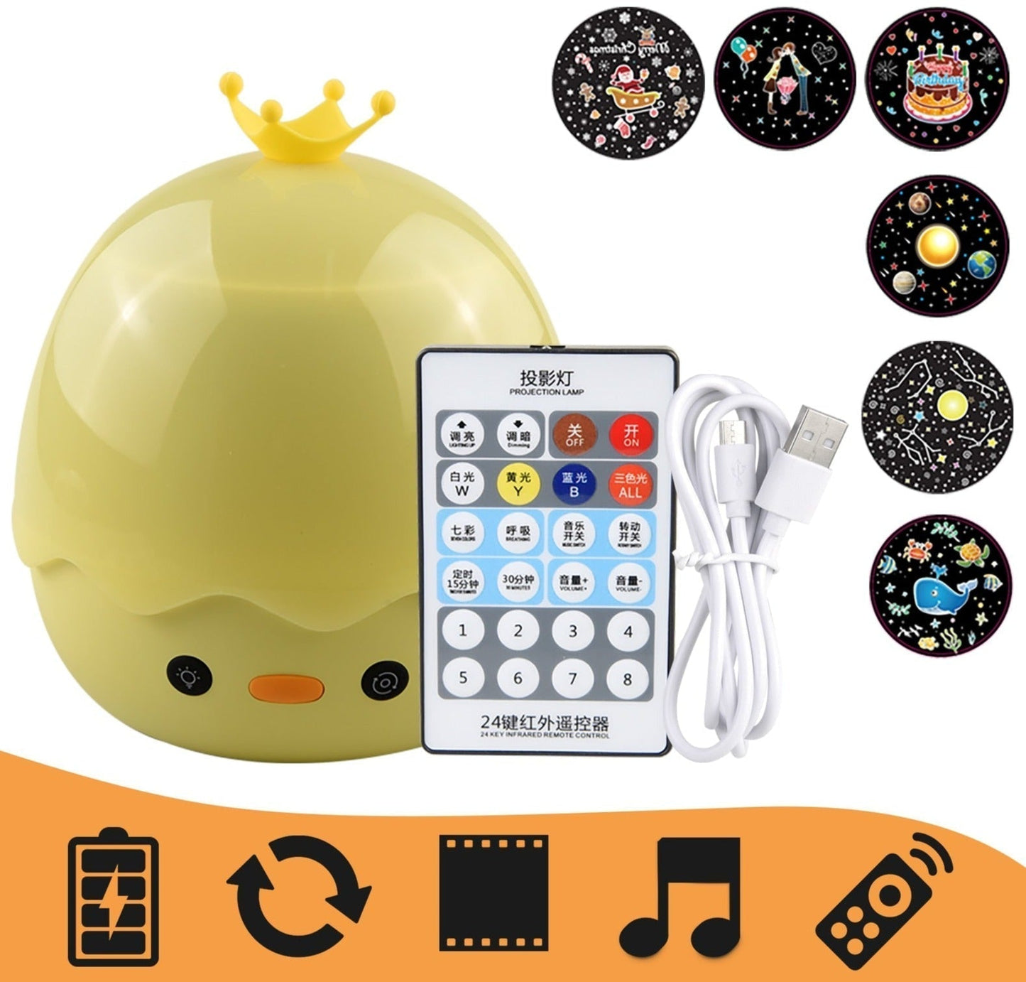 Calming Night Sky Star Projector for Sleep