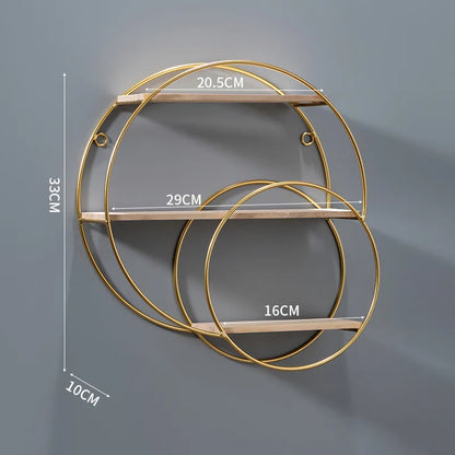 Modern Double Wall Shelf – Floating Storage Unit