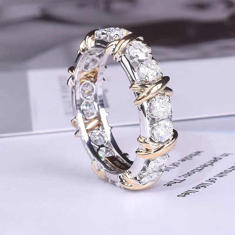 Unique Handcrafted Eternal Zircon Stone Ring