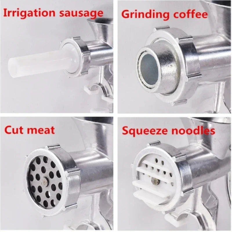 Premium Manual Meat Grinder Aluminum Heavy Duty