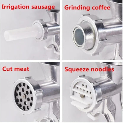 Premium Manual Meat Grinder Aluminum Heavy Duty