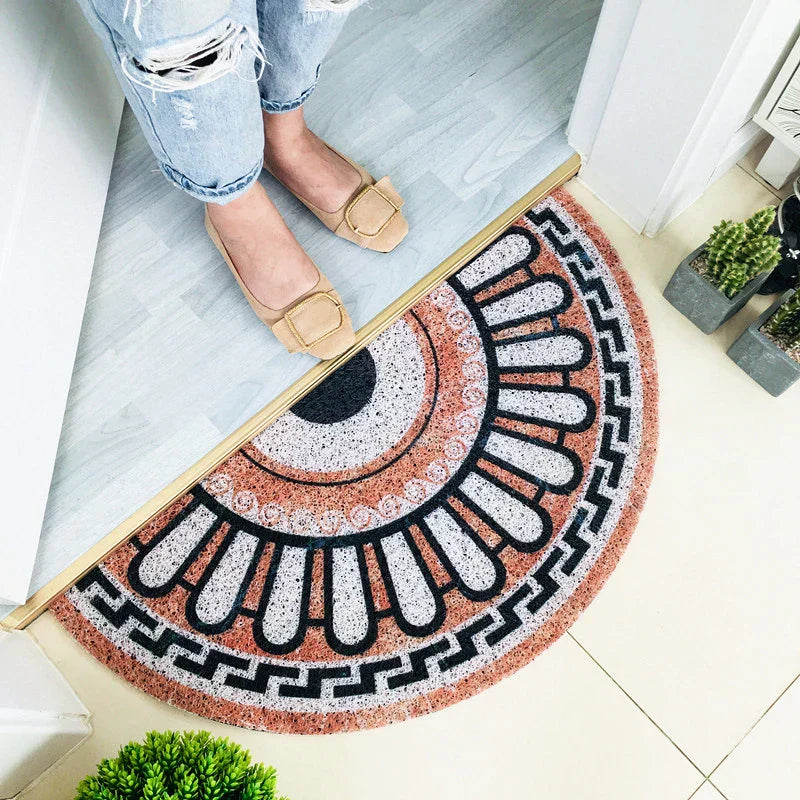 Stylish Half Circle Welcome Mat