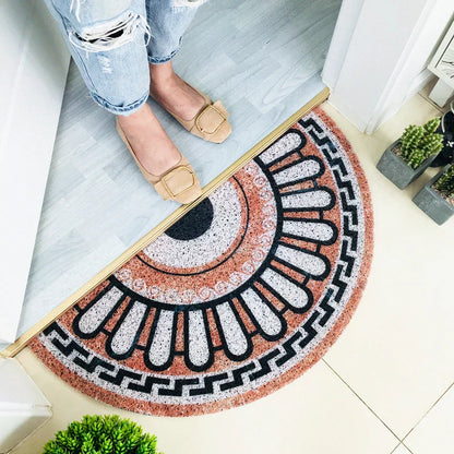 Stylish Half Circle Welcome Mat
