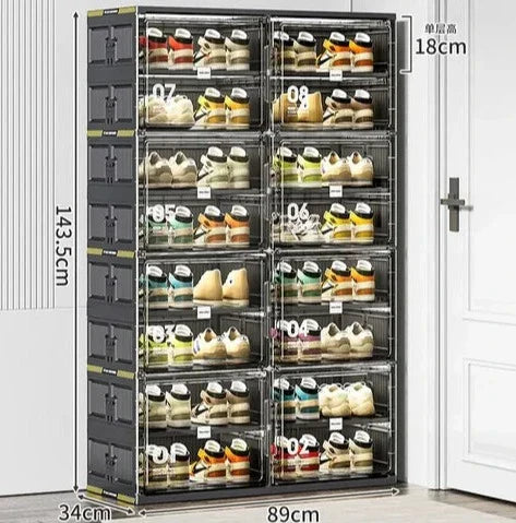 Compact Shoe Storage Rack Organizer
