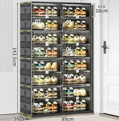 Compact Shoe Storage Rack Organizer