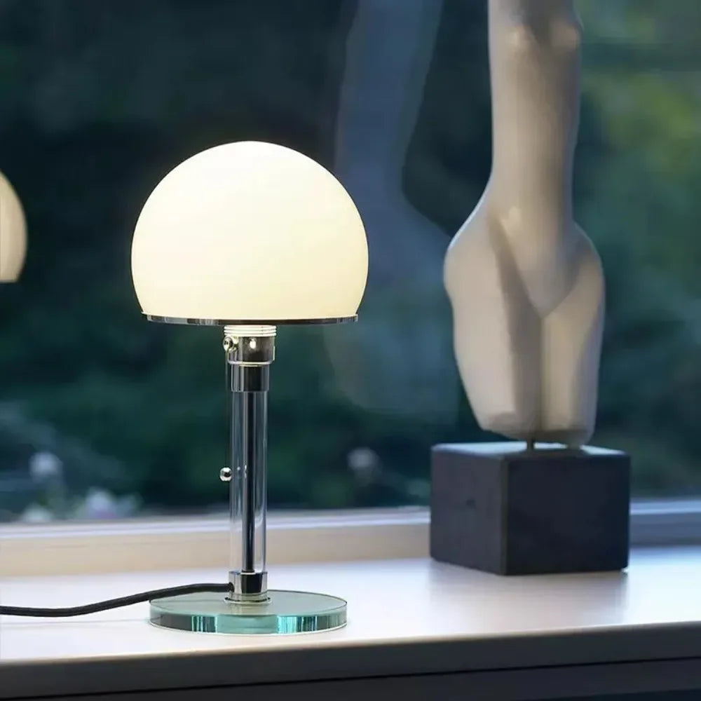 Simple Elegant Glass LED Desk Lamp