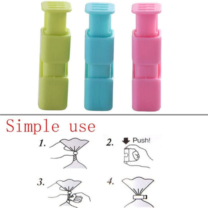 Reusable Food Storage Bag Clips Set