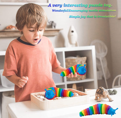 Colorful Snail Fidget Toy for Stress Relief