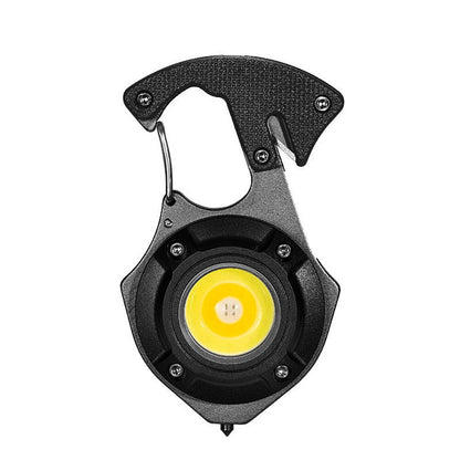 Compact Multi Tool LED Keychain Flashlight