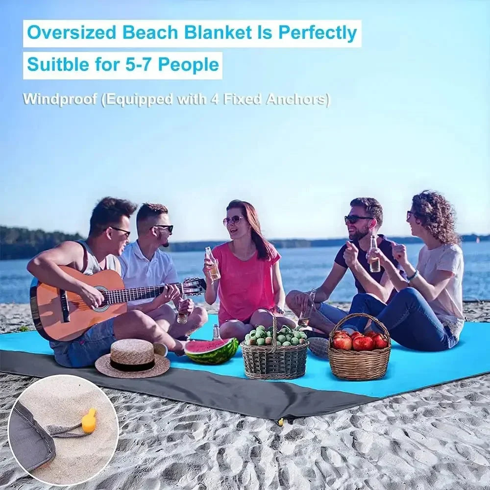 Large Waterproof Beach Mat AeroLoom Blanket