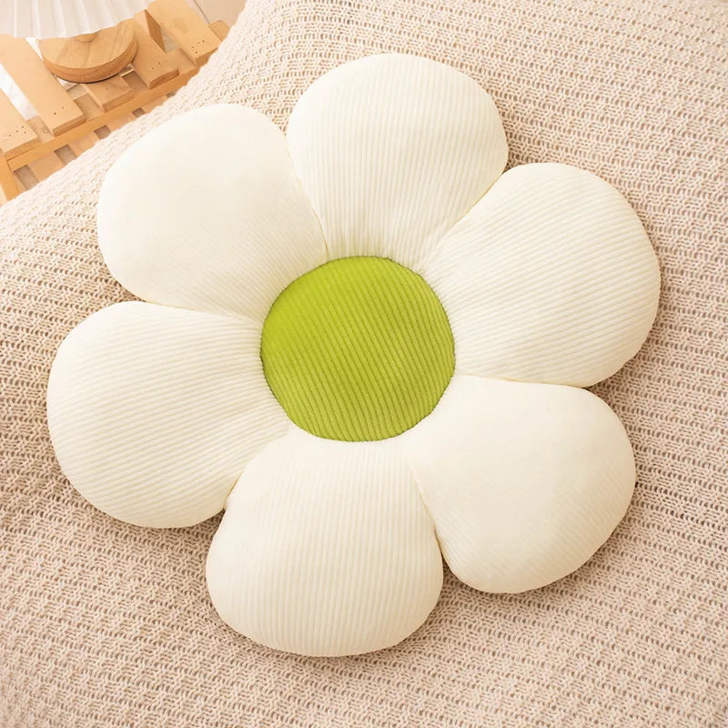 Soft Floral Throw Pillow