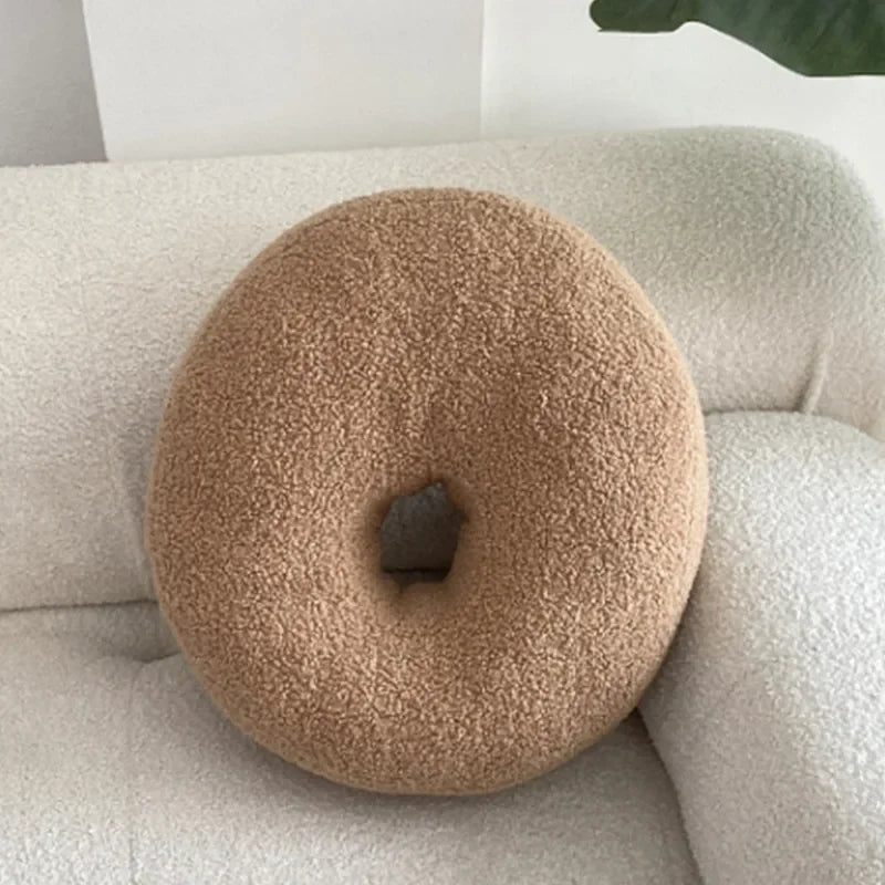 Soft Abstract Throw Pillow