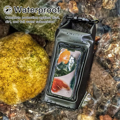 Waterproof Dry Sack 2L with Phone Window for Water Sports