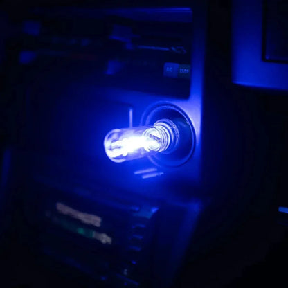 Colorful Glass Table Lamp with USB Touch Dimmer