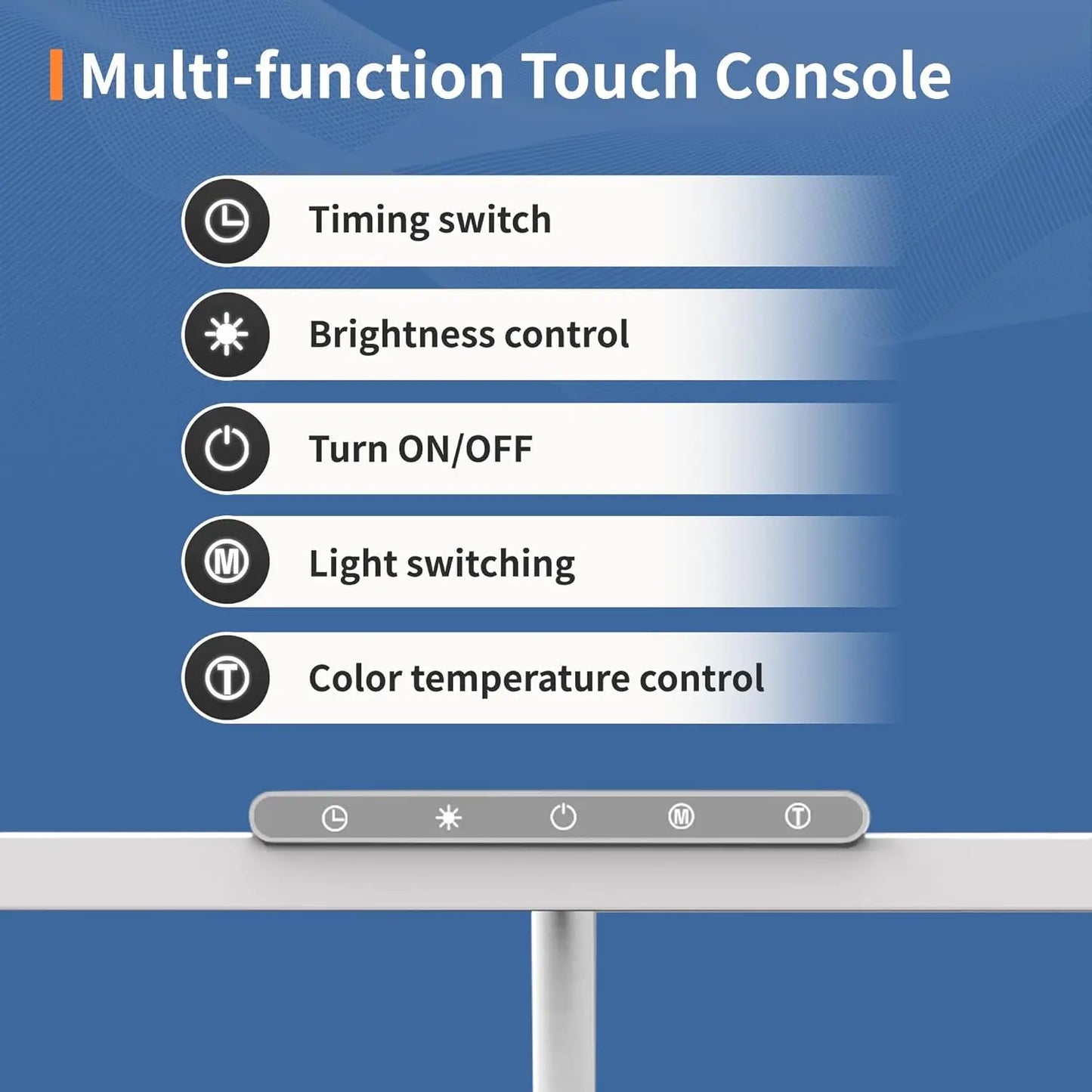 Bright LED Desk Light with Adjustable Arm