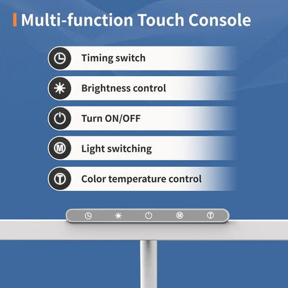 Bright LED Desk Light with Adjustable Arm
