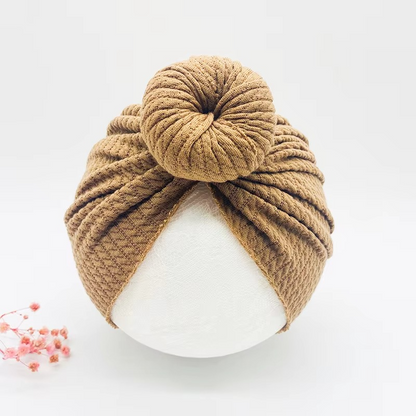 Soft Baby Beanie with Cute Bow Headband