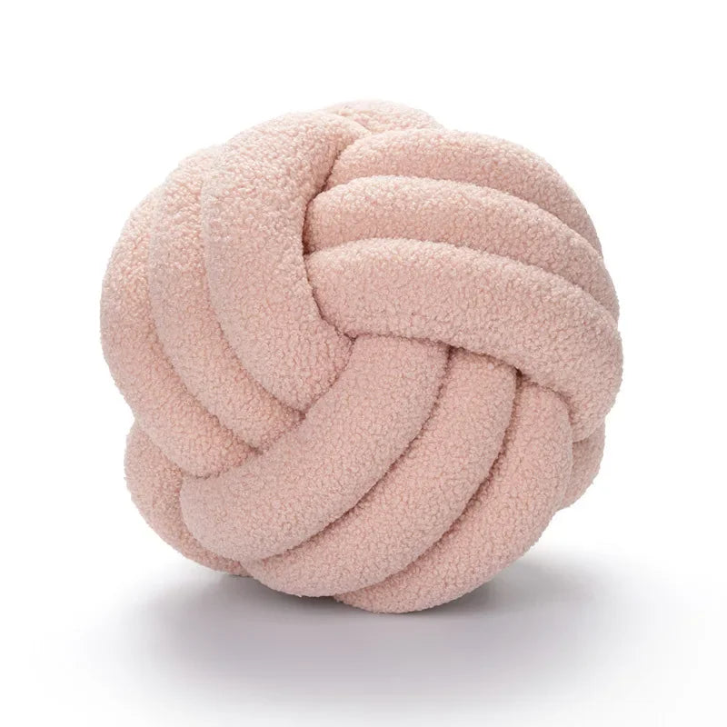Textured Rope Knot Decor Pillow