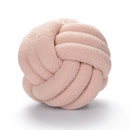 Textured Rope Knot Decor Pillow
