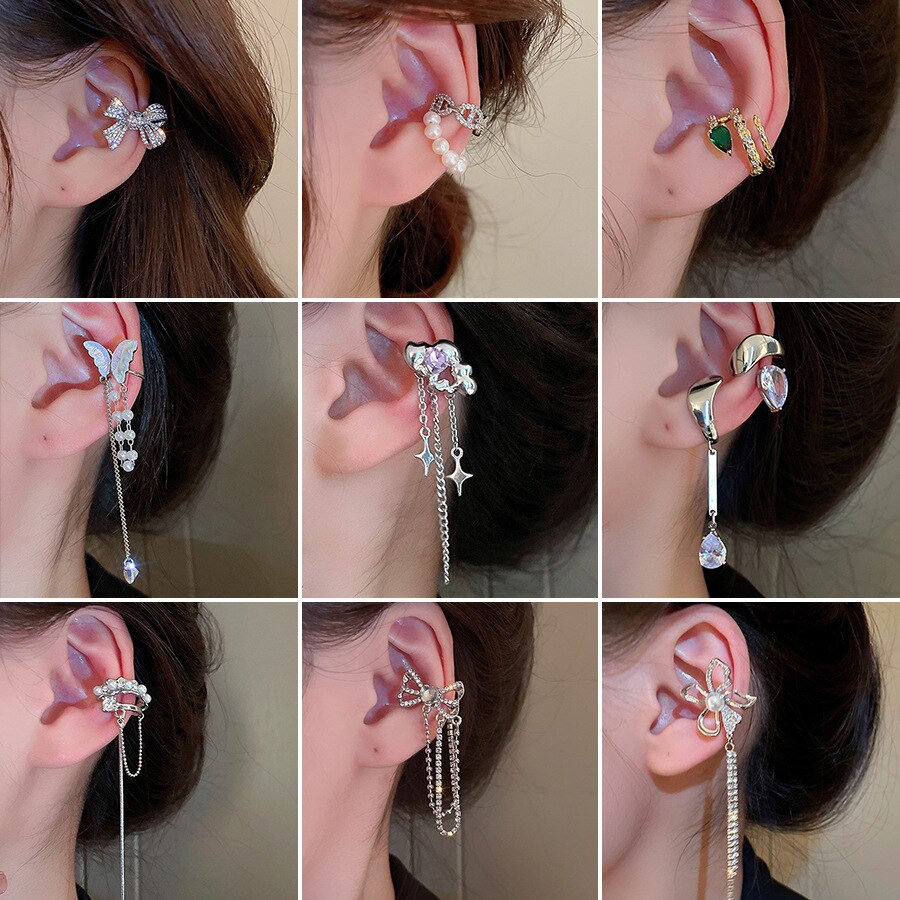 Beautiful Butterfly Design Zircon Earrings