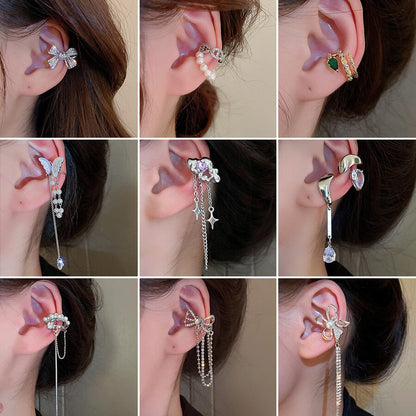 Beautiful Butterfly Design Zircon Earrings