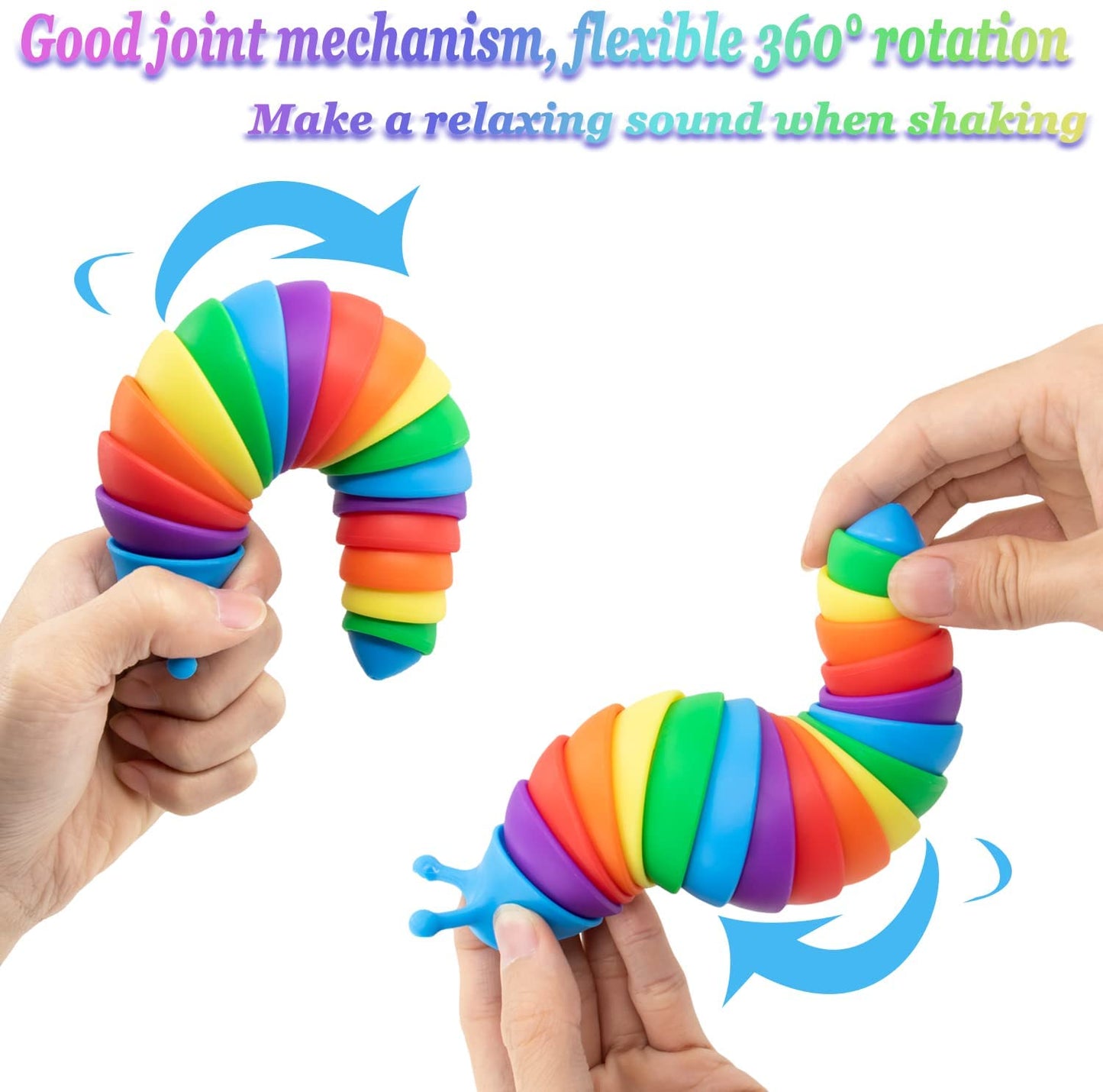 Colorful Snail Fidget Toy for Stress Relief