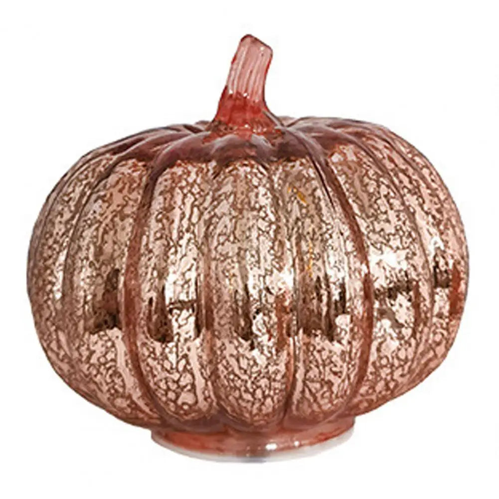 Warm Glass Pumpkin LED Decor for Fall & Halloween - Befez