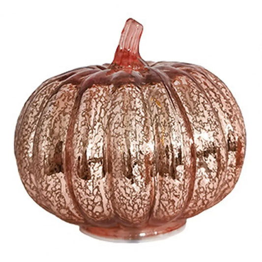 Warm Glass Pumpkin LED Decor for Fall & Halloween - Befez