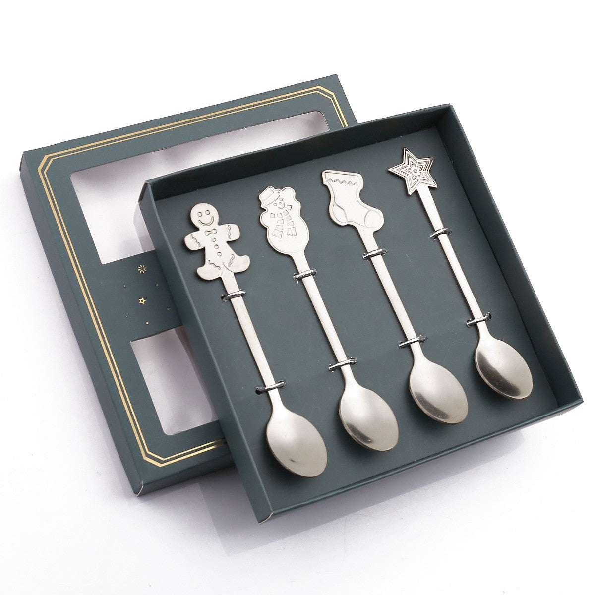 Festive Holiday 4 Piece Dinner Table Set
