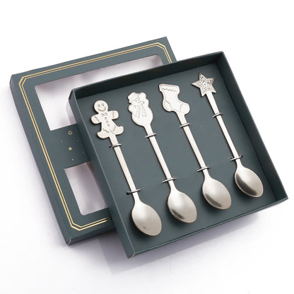 Festive Holiday 4 Piece Dinner Table Set