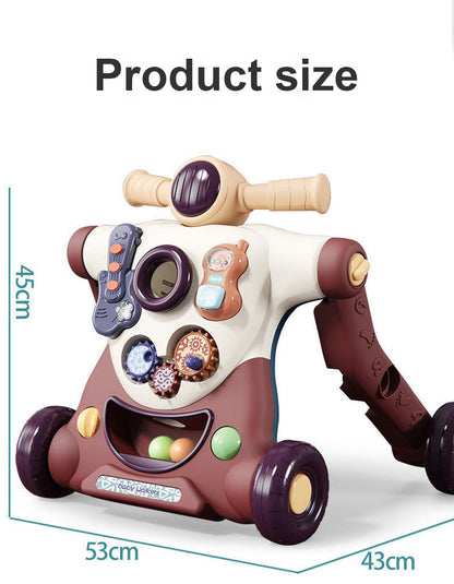 Safe 3-in-1 Baby Push Walker Cart