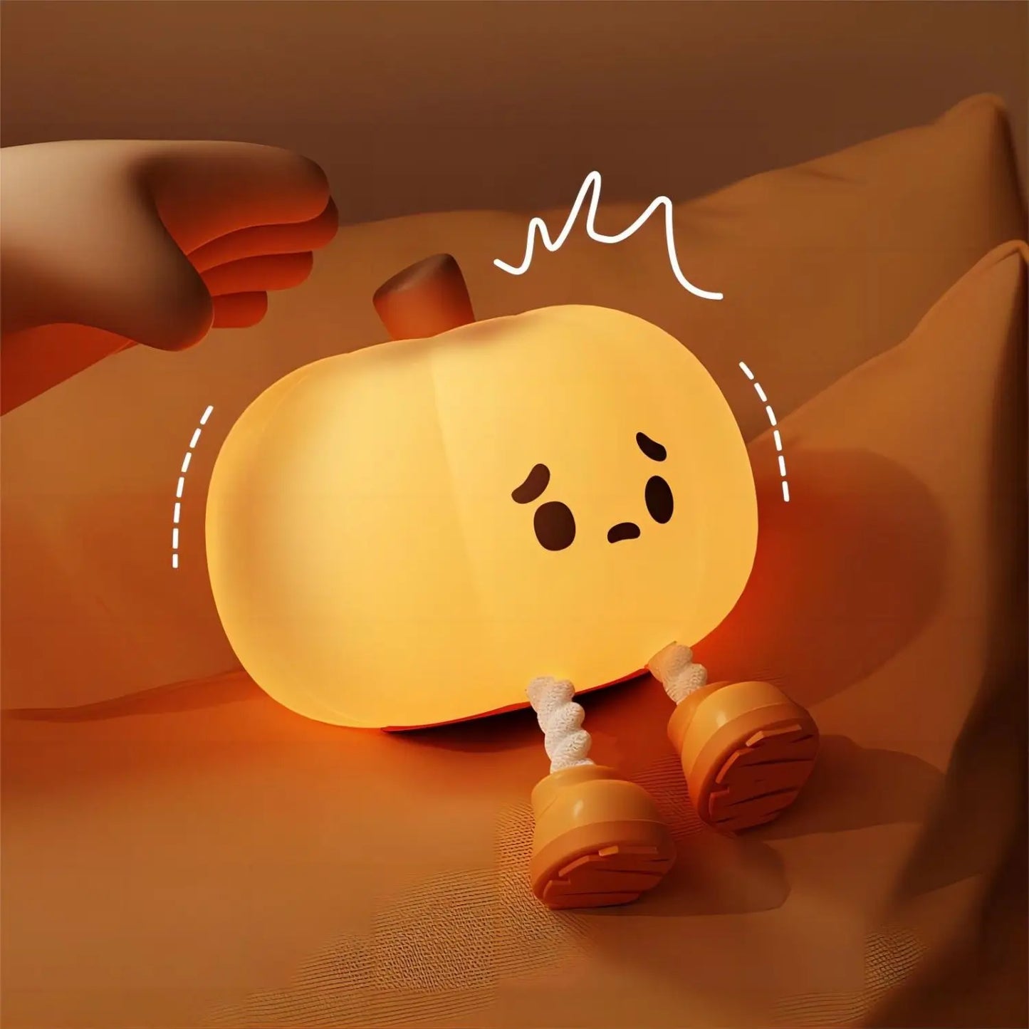 Cozy Pumpkin Table Lamp