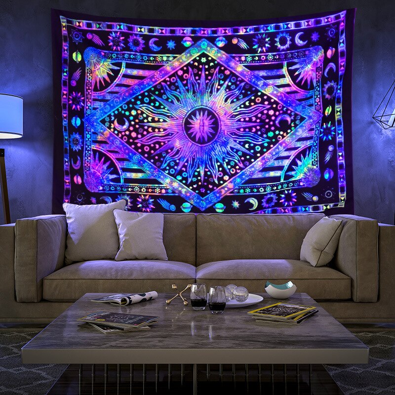 Vibrant Colorful Wall Hanging Tapestry