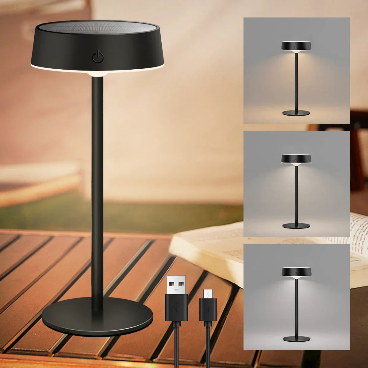 Portable Solar Powered LED Table Lamp - Befez