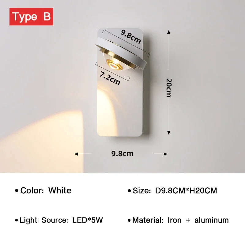 Flexible LED Wall Light for Home and Office Use
