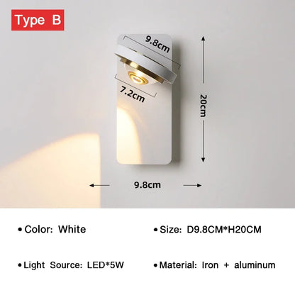 Flexible LED Wall Light for Home and Office Use
