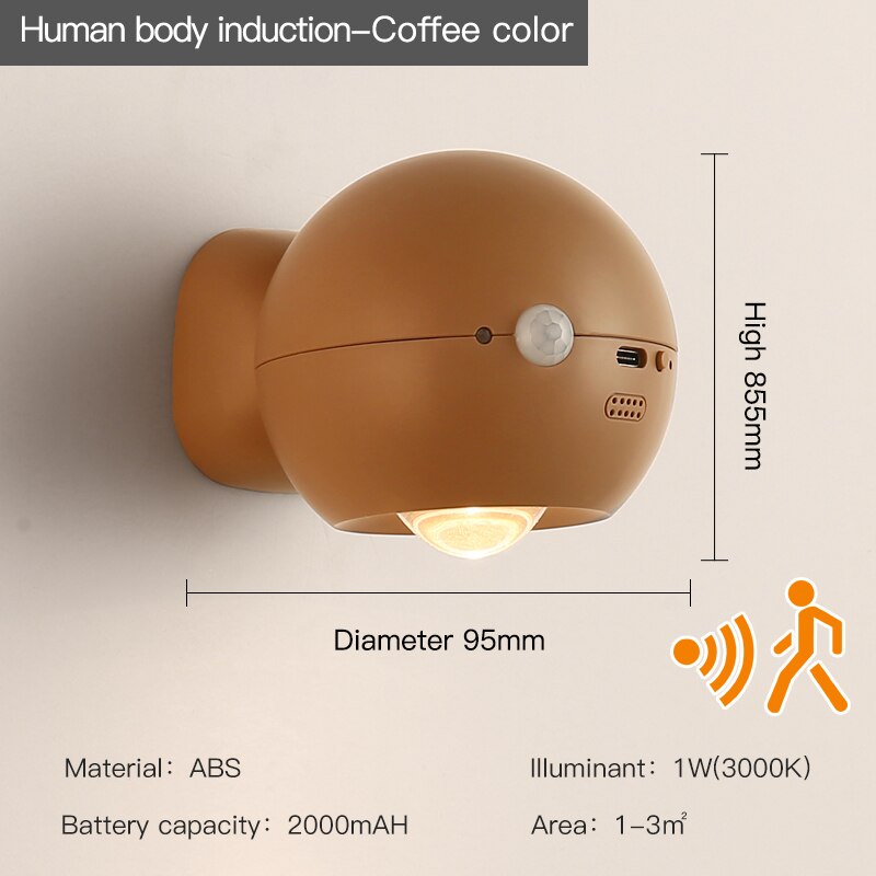 Smart Motion Sensor LED Wall Light