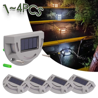 Weatherproof Outdoor Step Lamp with Solar Power