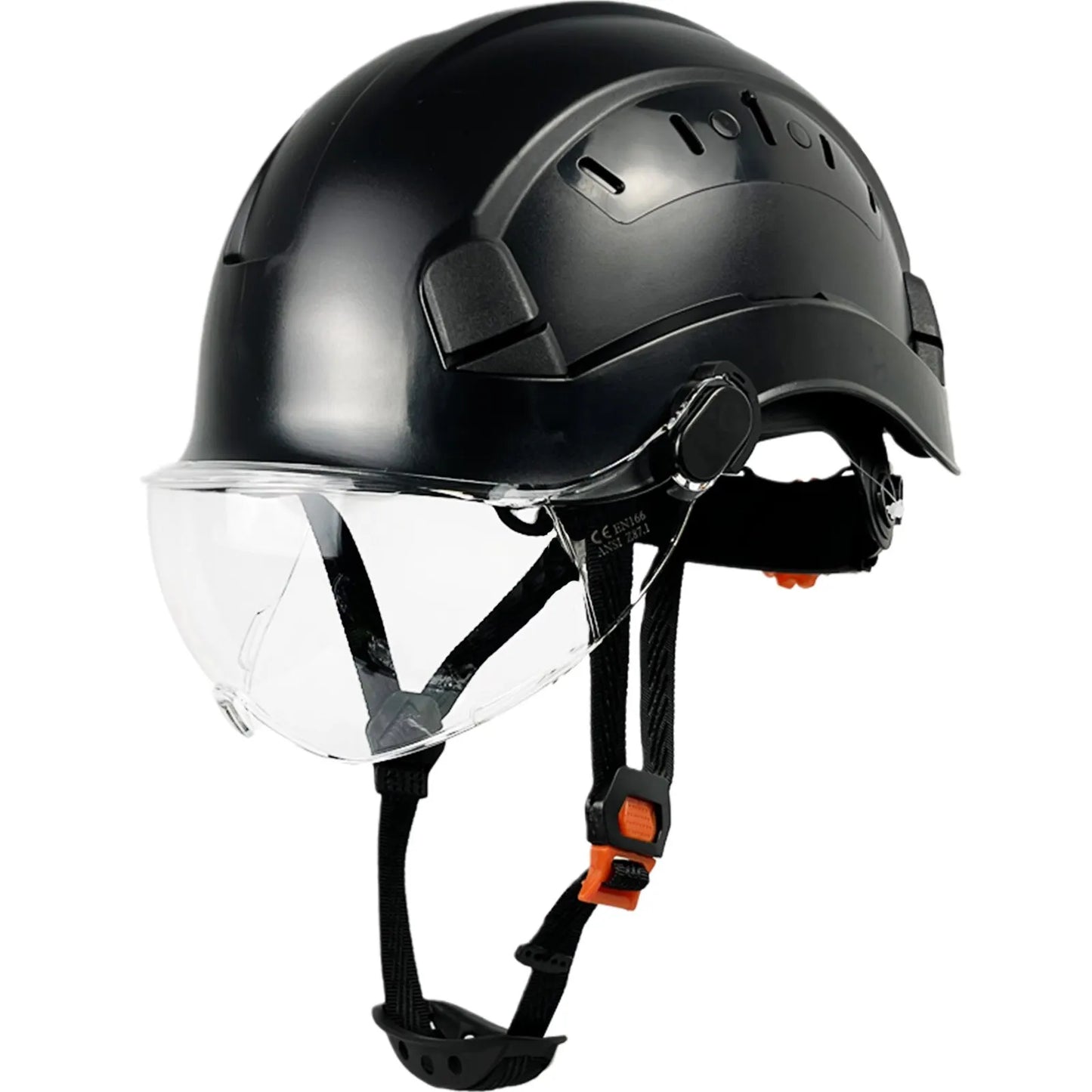 Protective Hard Hat with Goggles and Face Shield
