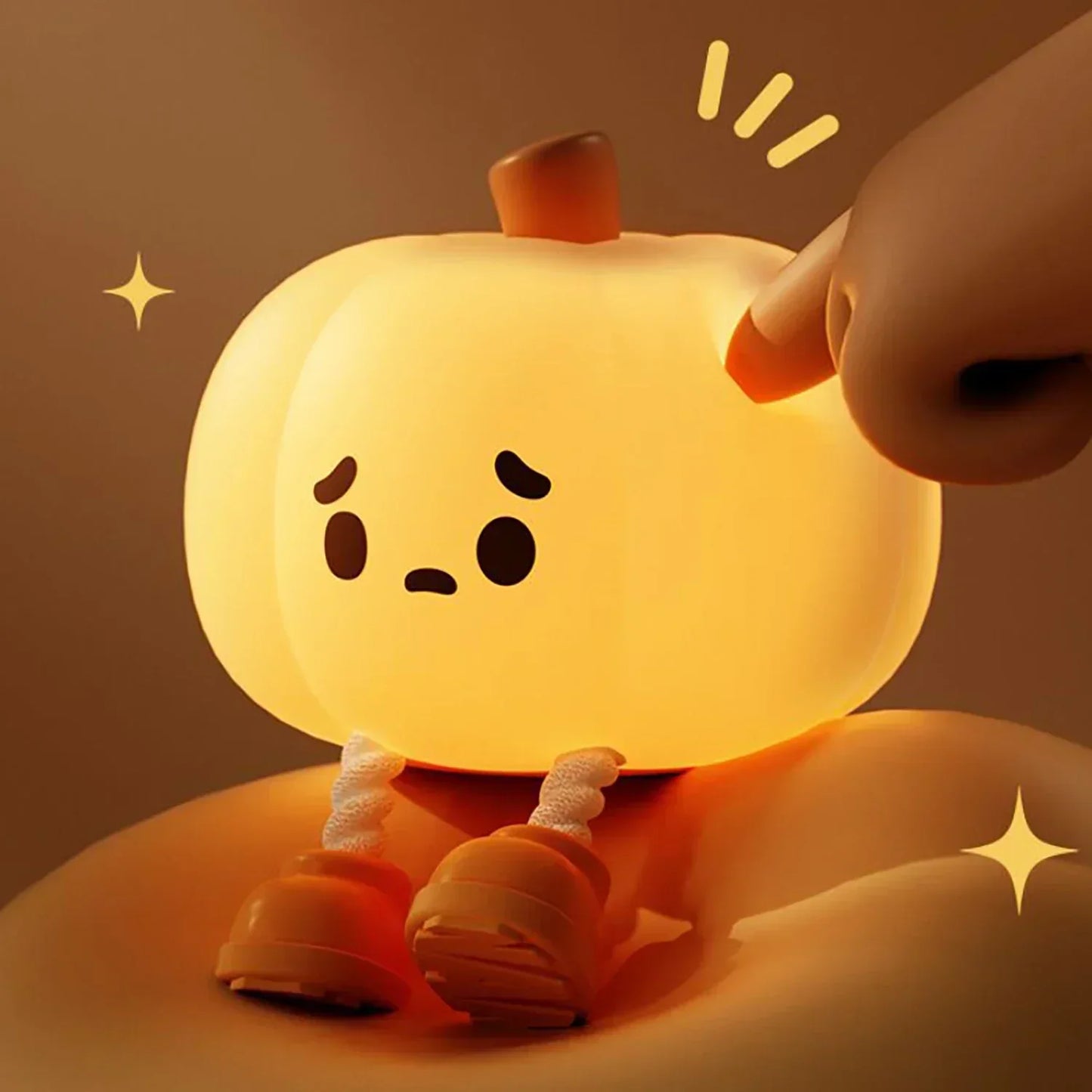 Cozy Pumpkin Table Lamp