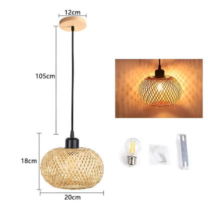 Stylish Woven Pendant Lamp - Befez