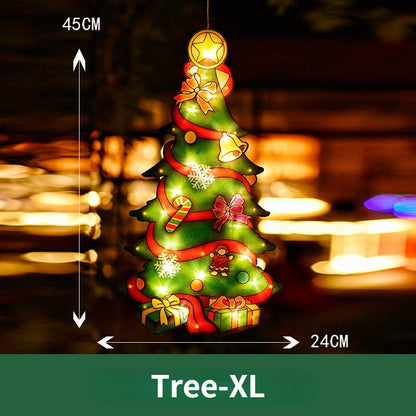 Colorful LED Christmas Window String Lights