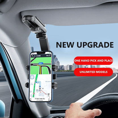 Universal Car Phone Mount Adjustable Visor Clip